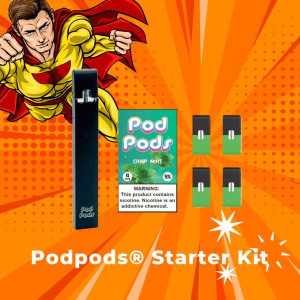 PodPods® Juul® Compatible Vape Starter Kit from Premium Vape